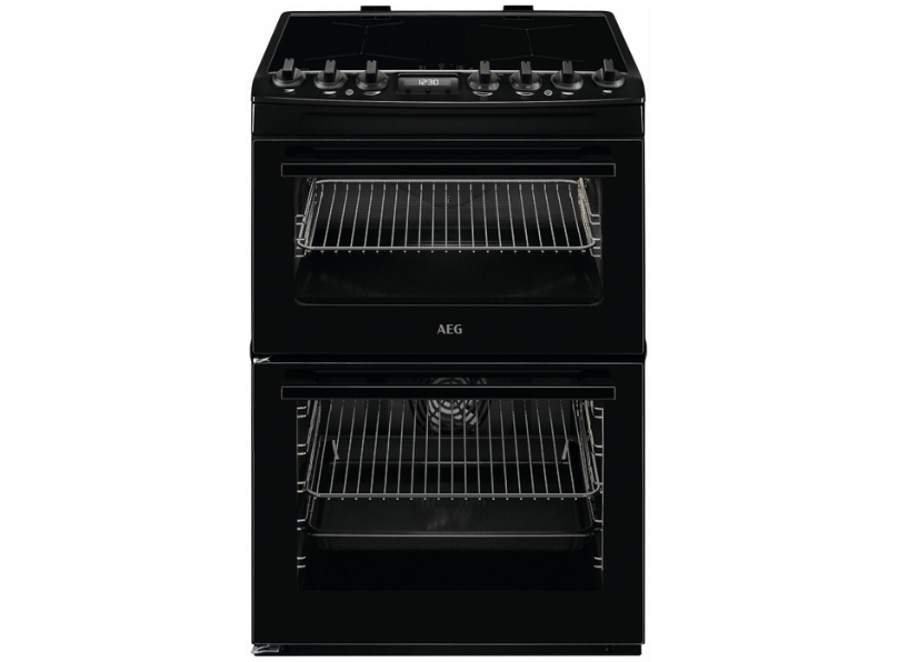 AEG CIX6540ACB Freestanding Electric Cooker with Induction Hob - Black