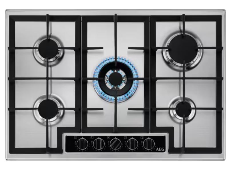 AEG HGB75420YM 75cm 5 Burner Gas Hob