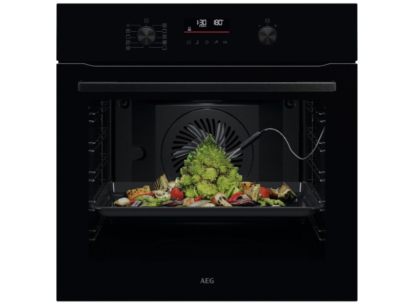 AEG OS6AB50AK 6000 SenseCook Aqua Clean Enamel Built-in Oven