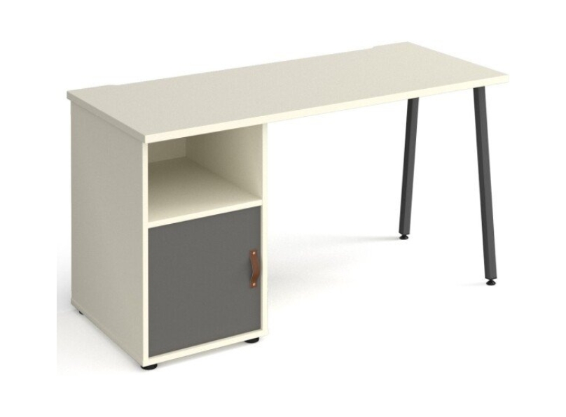 Ashvale Oldford Rectangular Office Desk with Pedestal Cupboard