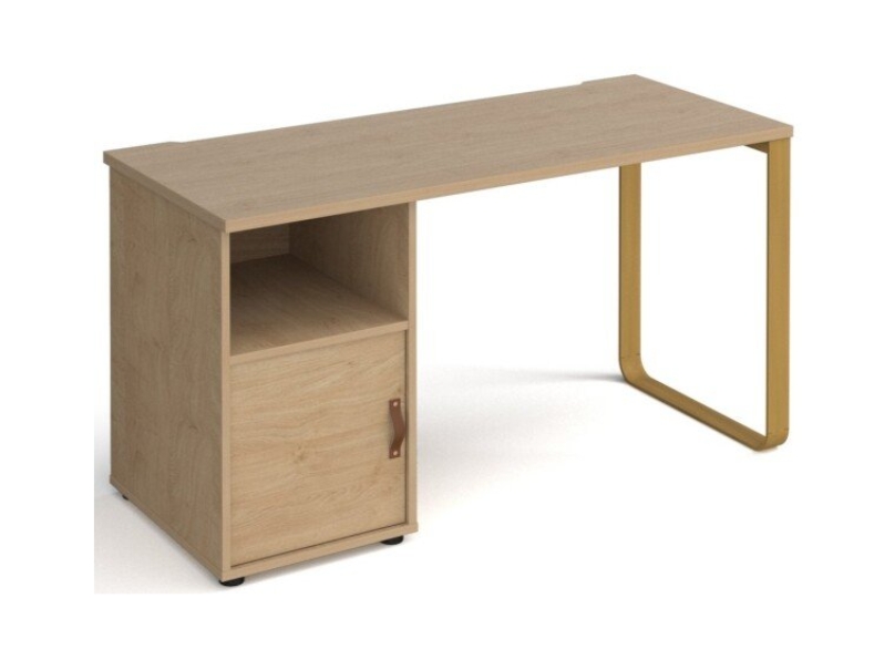 Ashvale Orford Rectangular Office Desk with Pedestal Cupboard