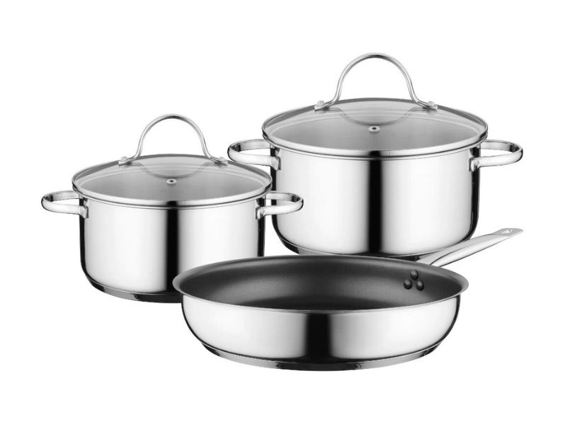 Bosch HEZ9SE030 Set Of 2 Pots & 1 Pan For Induction Hob