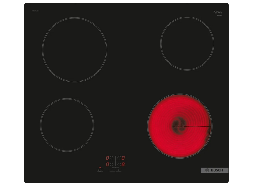 Bosch PKE61RAA8B Series 2 Electric Hob 60 Cm Surface Mount Without Frame
