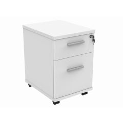 Ashvale Lytham Office Storage 2 Drawers | White