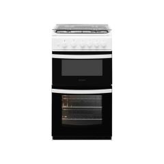 Indesit ID5G00KMWL 50cm Double Oven Gas Cooker