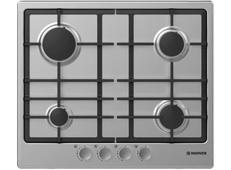 Hoover HGH64SCEX Four Burner Gas Stainless Steel Hob