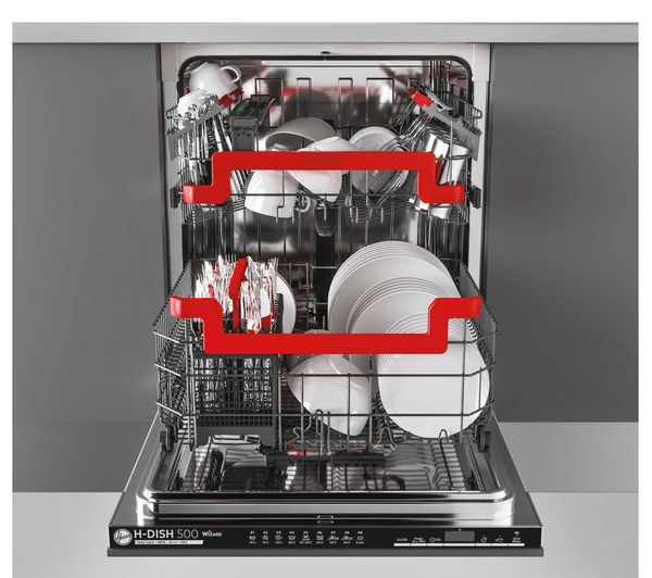 Hoover HRIN4D620PB80 Fully Integrated Dishwasher (16 Place / 43Db)
