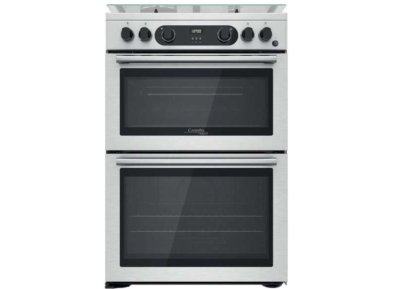 Hotpoint CD67G0CCX Gas Cooker With Double Oven