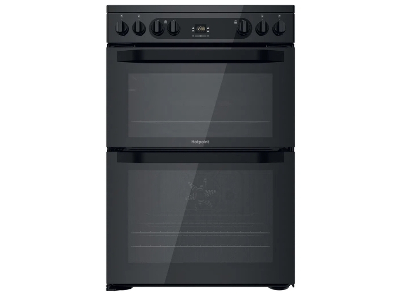 Hotpoint HDM67V92HCB/UK Double Electric Cooker With Ceramic Hob