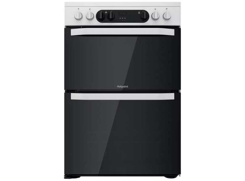 Hotpoint HDM67V9CMW 60Cm Electric Double Cooker