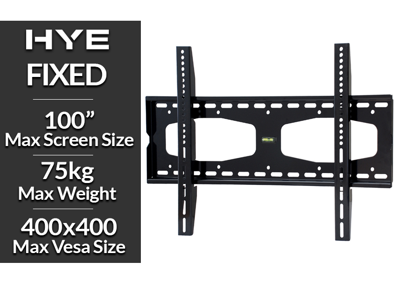 HYE Fixed Wall Bracket VESA 400 x 400 up to 100