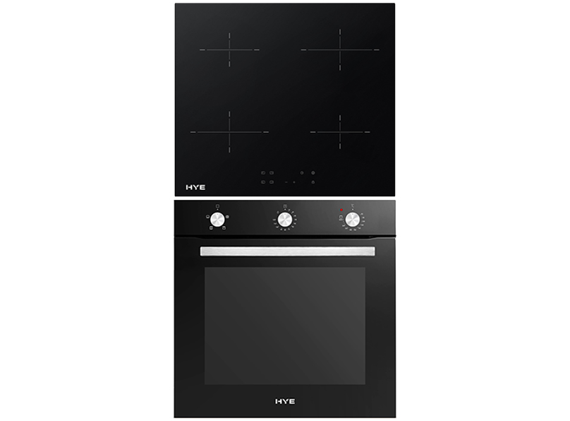 HYE 60cm Electric Oven + Induction Hob combo - C01BI60S22
