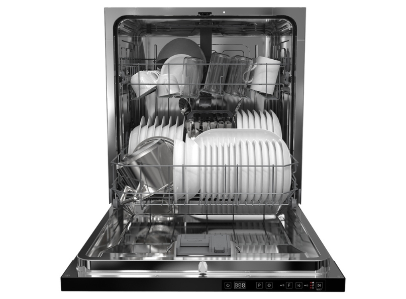 HYE 60cm Integrated 14 Place Settings Dishwasher - Black - DW01B14PB25