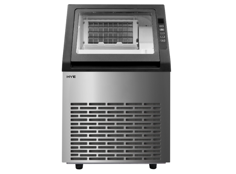 HYE Large Commercial Ice Machine, 36kg/24hrs - Stainless Steel - IM36KB27