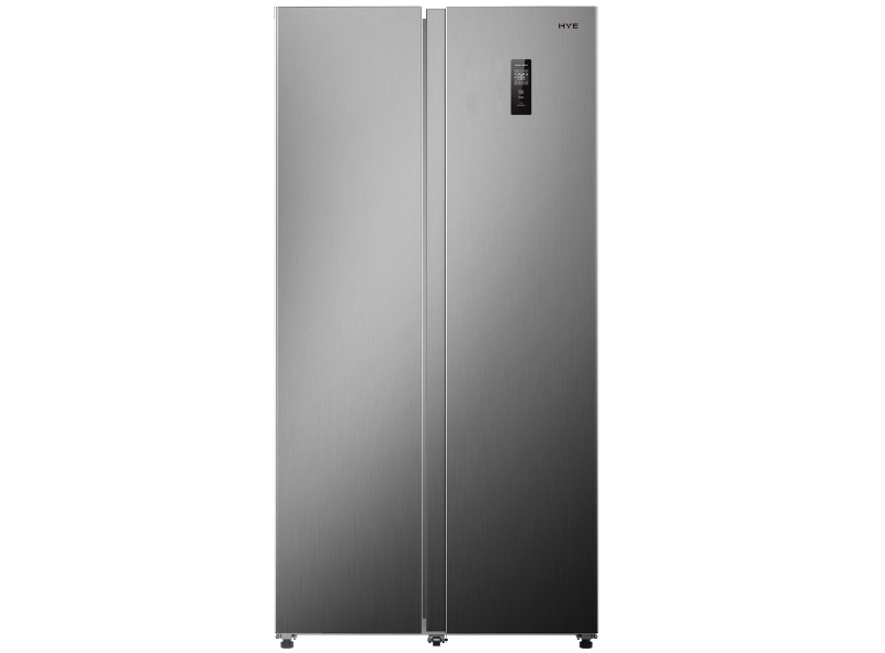 HYE 500 Litre American Fridge Freezer - Total No Frost - Silver - RF01AM520S03