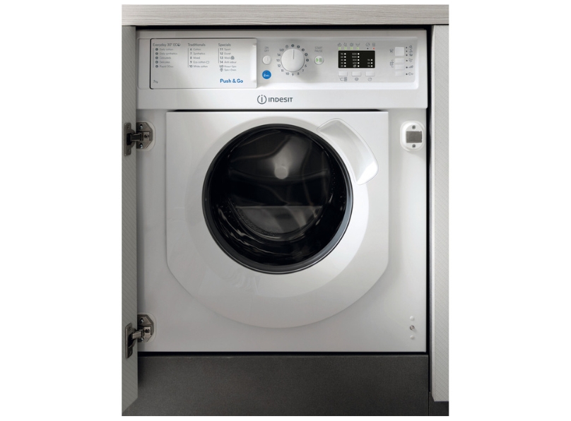 Indesit BIWMIL71252UKN 7kg 1200rpm Integrated Washing Machine