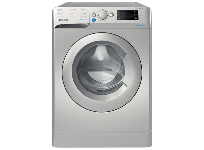 Indesit BWE71452SUKN 7kg 1400rpm Washing Machine - Silver