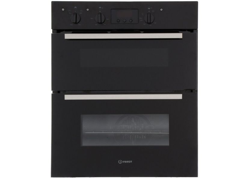 Indesit IDU6340BL Double Oven - Built Under