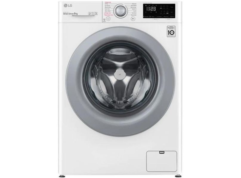 LG F4V309WSE 9kg 1400rpm Washing Machine with AI DD