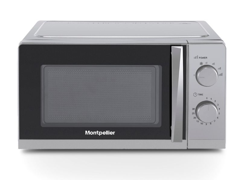 Montpellier MMW20SIL 20 Litre Compact Microwave Oven