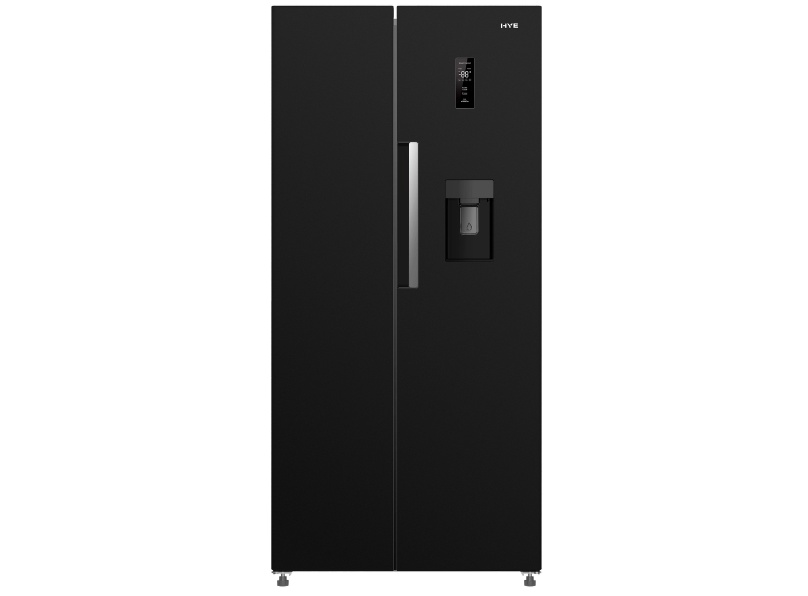 1000054852 HYE 444L American Fridge Freezer, Total No Frost, Water Dispenser, Black - RF01AMWD460B03 
