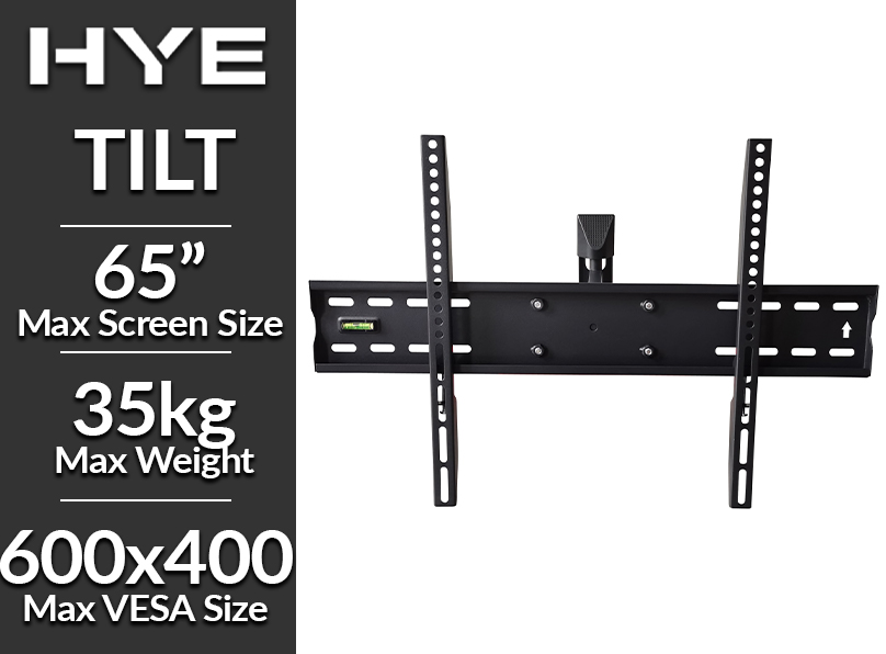 1000048502 HYE TV Wall Bracket Cantilever Tilt VESA 600 x 400 up to 65