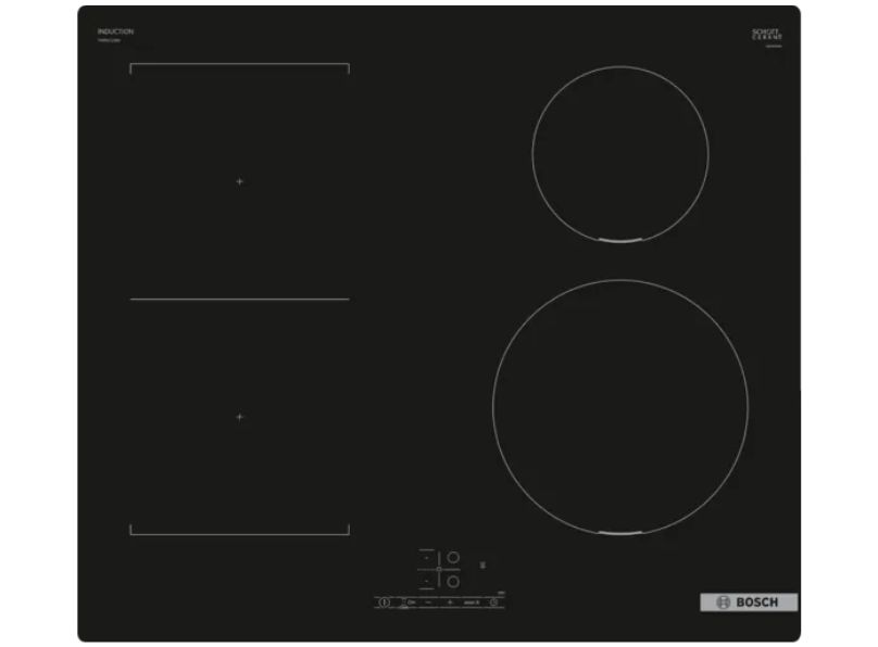 Bosch PWP611BB5E Series 4 60cm Frameless Induction Hob 1000012116 Bosch PWP611BB5E Series 4 60cm Frameless Induction Hob