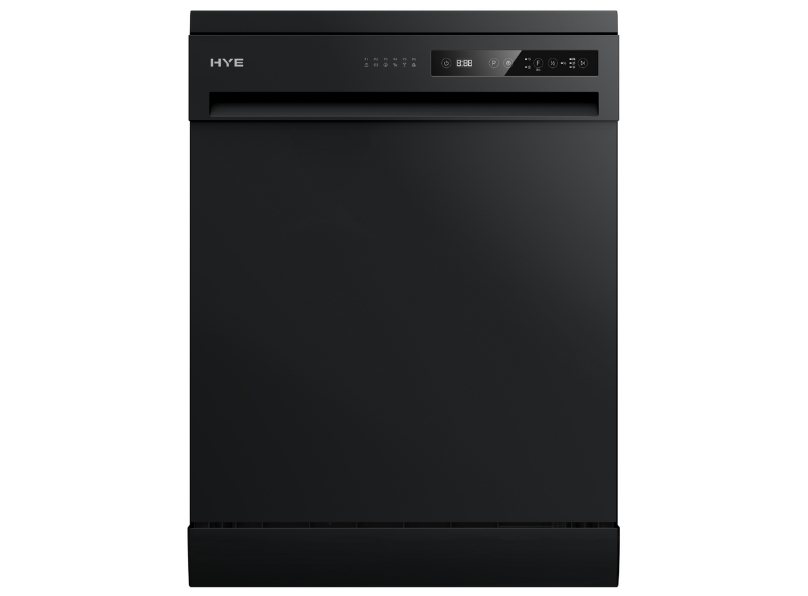 1000052810 HYE 60cm Freestanding 14 Place Setting Dishwasher -  Black -  DW0114PB25 