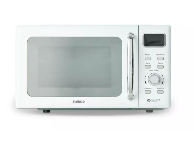 Tower T24041WHT 20L 800W Digital Microwave