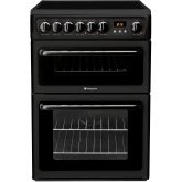 Hotpoint HAE60K 60Cm Freestanding Cooker Double Oven With Ceramic Hob