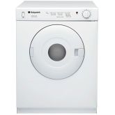 Hotpoint NV4D01P 4kg Compact Vented Polar, Timed Drying , D rated 