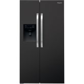 Hotpoint SXBHE925WD American Side By Side 90Cm, Mirror Black, H.178.8Cm, A , Frost Free Freezer, Fas