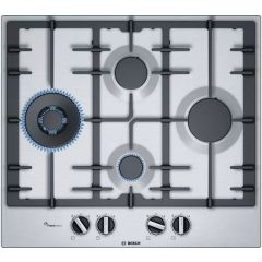 Bosch PCI6A5B90 Serie 6 60Cm Gas Hob Stainless Steel