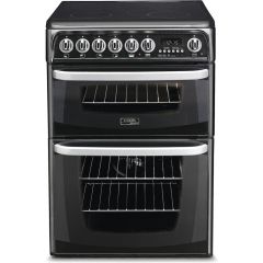 Hotpoint CH60EKK 60cm Electric Double Cooker with Ceramic Hob