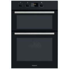 Hotpoint DD2540BL Circulaire® fan 5 Func built in double oven. Electronic timer start / end cooking,