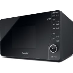 Hotpoint MWH2622MB Extra Space, Microwave with Grill, 25L, Quartz Flatbed Technology.