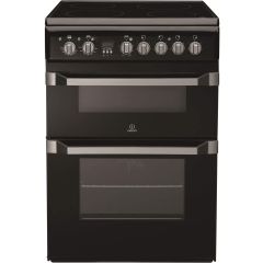 Indesit ID60C2KS Innovative 60cm Ceramic Fan Double Oven with timer 