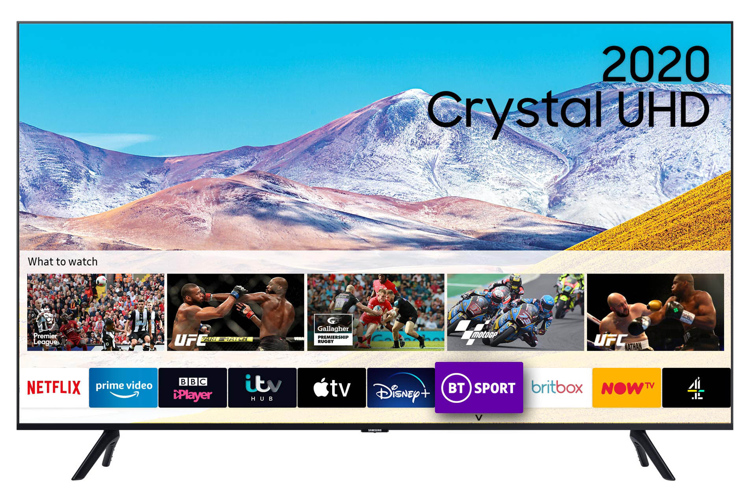 Image of Samsung UE82TU8000KXXU Crystal Display,Smart TV By Tizen, Multiple Voice Assistants, Mobile View, Sm